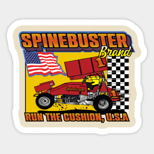 Run The Cushion USA Sticker